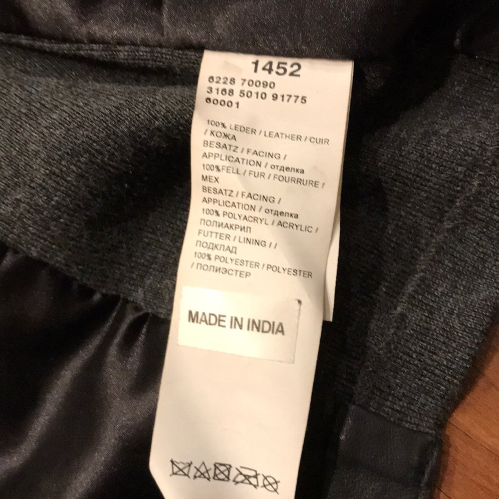 Authentic Leather And Fur Jacket. - image 4